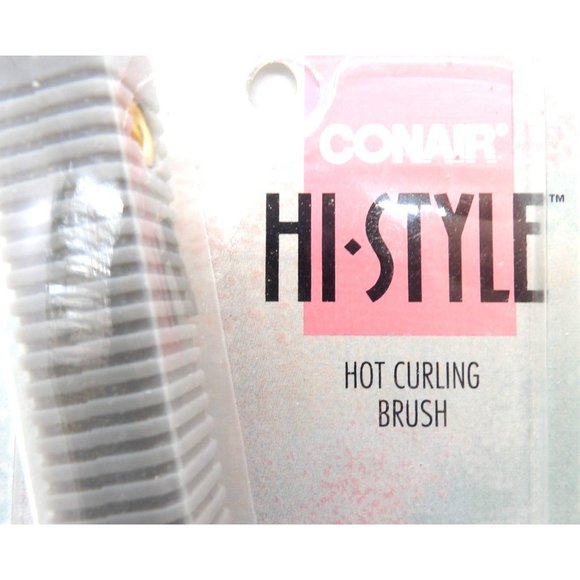 Hair Care Conair Hi-Style Hot Curling Brush 12 Row 8.5 in. NOS - Picture 2 of 2